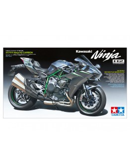 TAMIYA 1/12 SCALE MODEL MOTOR CYCLE KIT - 14136 - Kawasaki Ninja H2 Carbon