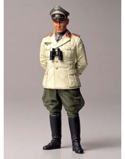 TAMIYA 1/16 SCALE MODEL KIT 36305 World Figure Series - Feldmarschall Rommel German (Africa Corps)