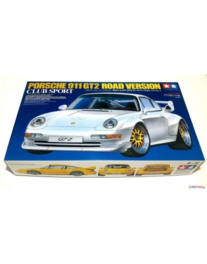 TAMIYA 1/24 SCALE MODEL KIT 24247 PORSCHE 911 GT2 ROAD VERSION [CLUB SPORT] - TA24247