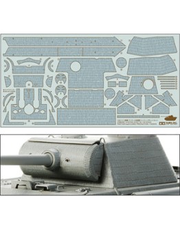 TAMIYA 1/35 SCALE ZIMMERIT COATING SHEET  12649 - KING TIGER PORSCHE TURRET - TA12649