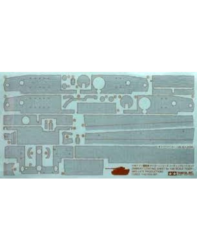 TAMIYA 1/35 SCALE MODEL KIT - 12653 ZIMERIT COATING - LATE TIGER TA12653