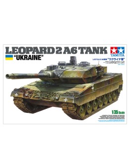 TAMIYA 1/35 SCALE MODEL KIT - 25207 - Leopard 2 A6 Tank "UKRAINE"