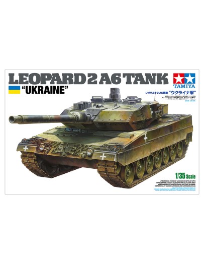 TAMIYA 1/35 SCALE MODEL KIT - 25207 - Leopard 2 A6 Tank "UKRAINE"