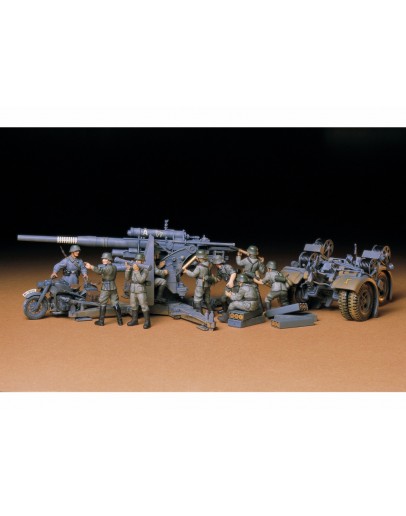 TAMIYA 1/35 SCALE MODEL KIT 35017 German 88mm Gun Flak 36/37