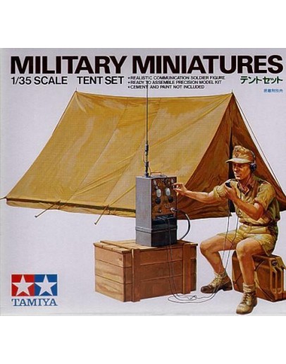 TAMIYA 1/35 SCALE MODEL KIT 35074 - TENT SET - TA35074