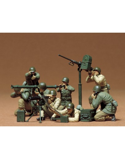 TAMIYA 1/35 SCALE MODEL KIT 35086 U.S. Gun and Mortar Team