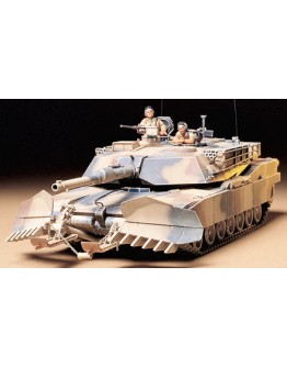 TAMIYA 1/35 SCALE MODEL KIT 35158 U.S. M1A1 Abrams with Mine Plow