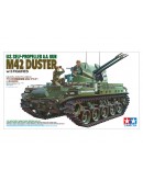 TAMIYA 1/35 SCALE MODEL KIT 35161 U.S. Self-Propelled A.A. Gun M42 Duster (w/3 Figures)