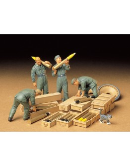 TAMIYA 1/35 SCALE MODEL KIT 35188 German Tank Ammo-Loading Crew