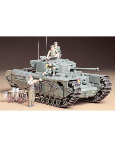 TAMIYA 1/35 SCALE MODEL KIT 35210 British Infantry Tank Mk.IV Churchill Mk.VII