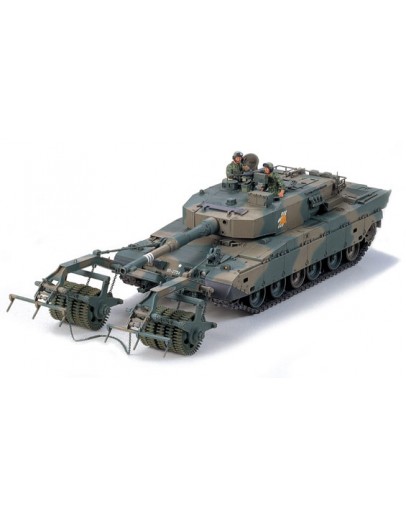 TAMIYA 1/35 SCALE MODEL KIT 35236 Japan Ground Self Defense Force Type 90 Tank W/ Mine Roller