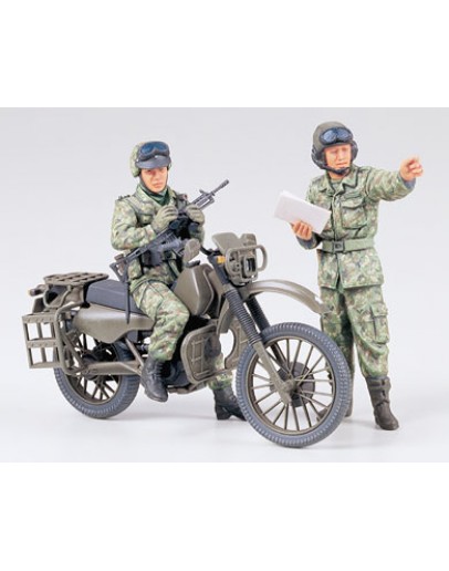 TAMIYA 1/35 SCALE MODEL KIT 35245 JGSDF Motorcycle Reconnaissance Set