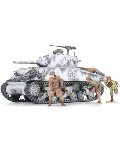 TAMIYA 1/35 SCALE MODEL KIT 35251 U.S. Medium Tank M4A3 Sherman 105mm Howitzer