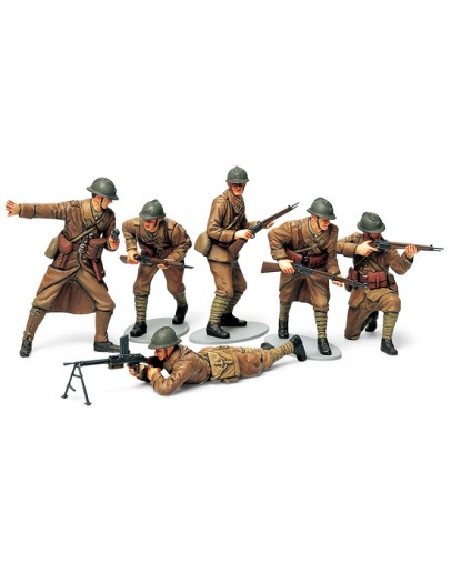 TAMIYA 1/35 SCALE MODEL KIT 35288 French Infantry Set