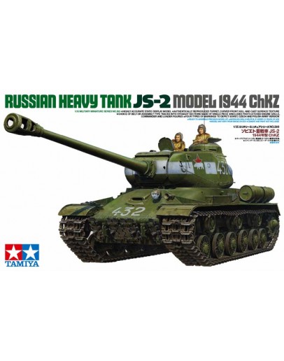 Maquette TAMIYA Char Lourd Russe JS-2 Modèle 1944 ChKZ - Échelle 1/35 - Kit à Monter Et Peindre