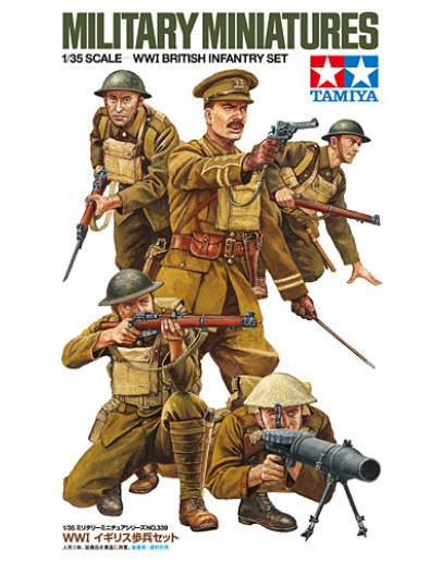 TAMIYA 1/35 SCALE MODEL KIT 35339 WWI British Infantry Set