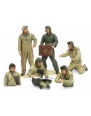 TAMIYA 1/35 SCALE MODEL KIT 35347 U.S. Tank Crew Set (European Theater)