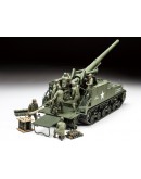 TAMIYA 1/35 SCALE MODEL KIT 35351 U.S. Self-Propelled 115mm Gun M40