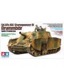 TAMIYA 1/35 SCALE MODEL KIT 35353 German Assault Tank IV Brummbar Late Production 