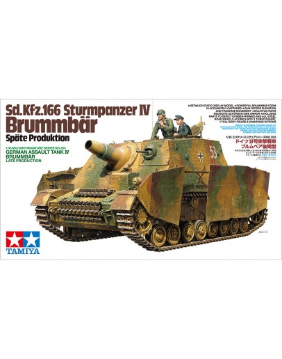 TAMIYA 1/35 SCALE MODEL KIT 35353 German Assault Tank IV Brummbar Late Production 