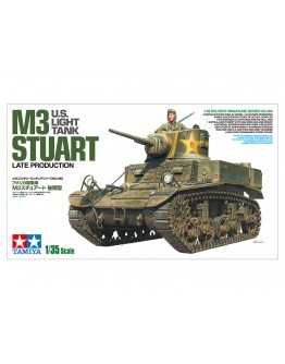 TAMIYA 1/35 SCALE MODEL KIT 35360 U.S. Light Tank M3 Stuart Late Production 