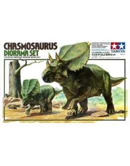 TAMIYA 1/35 SCALE DINOSAUR MODEL KIT - 60101 - CHASMOSAURUS DIORAMA SET - TA60101