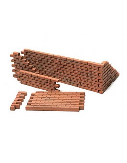 TAMIYA 1/48 SCALE MILITARY MODEL KIT - 32508 - Brick Wall, Sand Bag & Barricade Set