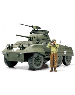 TAMIYA 1/48 SCALE MILITARY MODEL KIT - 32551 - U.S. M8 Light Armored Car Greyhound