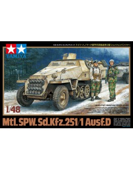 TAMIYA 1/48 SCALE MILITARY MODEL KIT - 32564 - Mtl.SPW. Sd.Kfz.251/1 Ausf.D