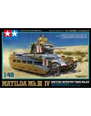 TAMIYA 1/48 SCALE MILITARY MODEL KIT - 32572 - Matilda Mk.III/IV British Infantry Tank Mk.IIA