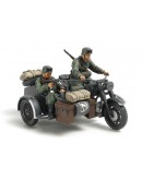 TAMIYA 1/48 SCALE MILITARY MODEL KIT - 32578 - German Motorcycle & Sidecar 