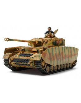TAMIYA 1/48 SCALE MILITARY MODEL KIT - 32584 - German Tank Panzerkampfwagen IV Ausf.H Late Production 