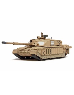 TAMIYA 1/48 SCALE MILITARY MODEL KIT - 32601 - British Main Battle Tank Challenger 2 (Desertised)