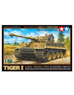 TAMIYA 1/48 SCALE MILITARY MODEL KIT - 32603 - German Heavy Tank Tiger I Early Production (Eastern Front)