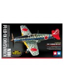 TAMIYA 1/48 SCALE MODEL AIRCRAFT KIT - 25424 - Kawasaki Ki-61-Id HIEN (Tony) (Silver Color Plated w/Camo Decals)