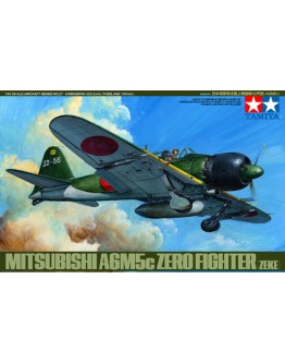 TAMIYA 1/48 SCALE MODEL AIRCRAFT KIT - 61027 - Mitsubishi A6M5c Zero Fighter (Zeke)