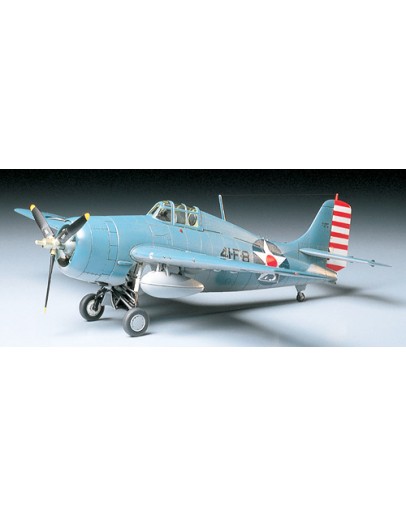 TAMIYA 1/48 SCALE MODEL AIRCRAFT KIT - 61034 - Grumman F4F-4 Wildcat