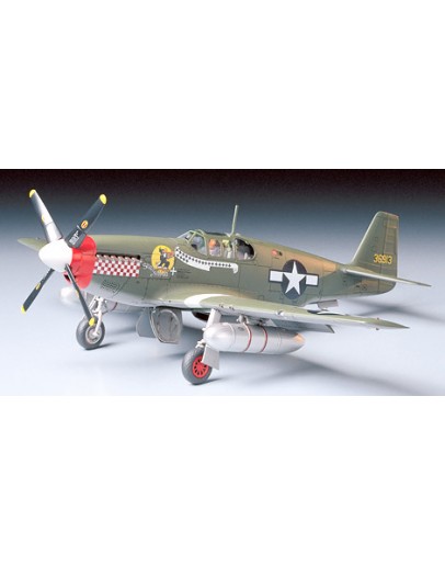 TAMIYA 1/48 SCALE MODEL AIRCRAFT KIT - 61042 - North American P-51B Mustang 