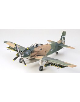 TAMIYA 1/48 SCALE MODEL AIRCRAFT KIT - 61073 - Douglas A-1J Skyraider U.S. Air Force