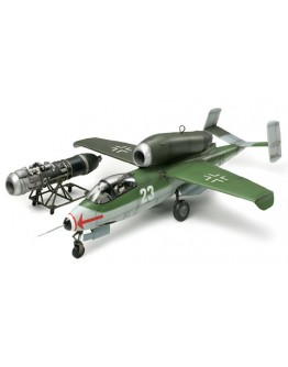 TAMIYA 1/48 SCALE MODEL AIRCRAFT KIT - 61097 - Heinkel He162 A-2 "Salamander"