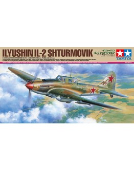 TAMIYA 1/48 SCALE MODEL AIRCRAFT KIT - 61113 - Ilyushin Il-2 Shturmivik