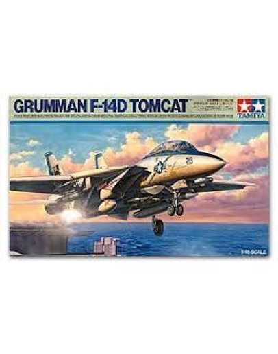 TAMIYA 1/48 SCALE MODEL AIRCRAFT KIT - 61118 - F14D TOMCAT 