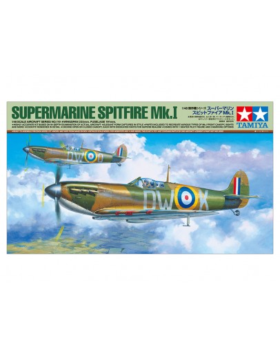 TAMIYA 1/48 SCALE MODEL AIRCRAFT KIT - 61119 - Supermarine Spitfire Mk.I