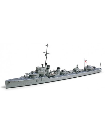 TAMIYA 1/700 WATER LINE SERIES SCALE MODEL KIT  31910 - Royal Australian Navy Destroyer Vampire 