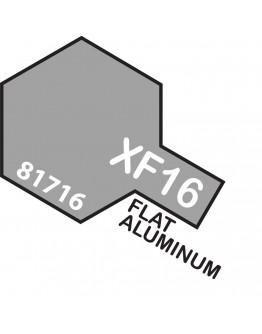 TAMIYA ACRYLIC PAINT - XF-16 Flat Aluminum