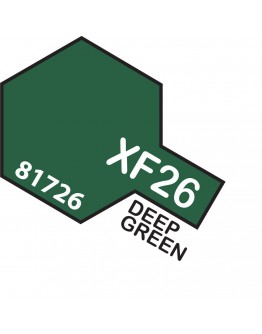 TAMIYA ACRYLIC PAINT - XF-26 Deep Green