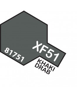 TAMIYA ACRYLIC PAINT - XF-51 Khaki Drab