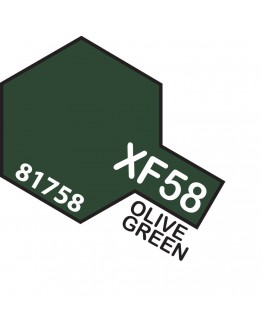 TAMIYA ACRYLIC PAINT - XF-58 Olive Green
