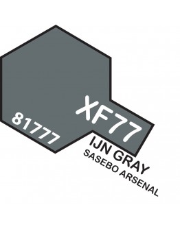 TAMIYA ACRYLIC PAINT - XF-77 IJN Gray (Sasebo Arsenal)
