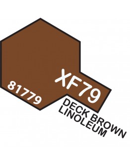 TAMIYA ACRYLIC PAINT - XF-79 Deck Brown Linoleum
